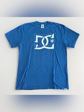 Rob Dyrdek DC Shoes T-Shirt Size XL Blue Y2K Skate Grunge MTV 90s Streetwear